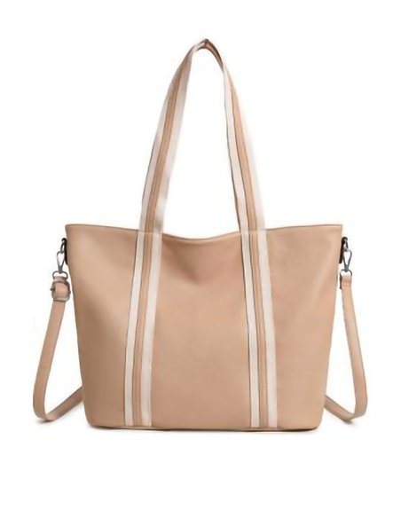 Bolso shopper franjas