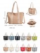 Bolso shopper franjas