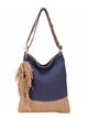 Bolso shopper lino colgador