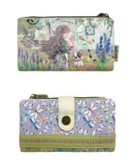 Cartera estampada