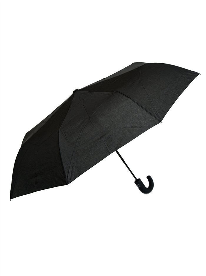 Paraguas plegable negro automático antiviento