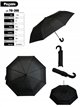 Black folding umbrella automatic windproof