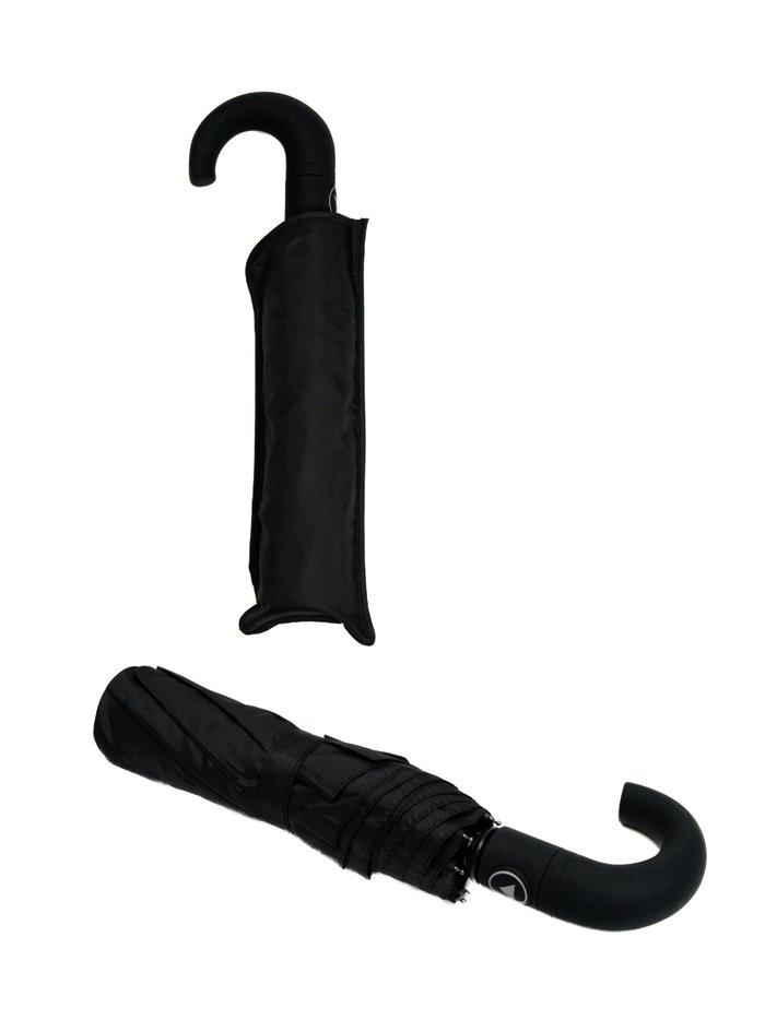 Paraguas plegable negro automático antiviento