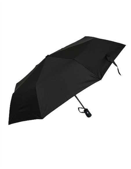 Paraguas plegable negro automático antiviento