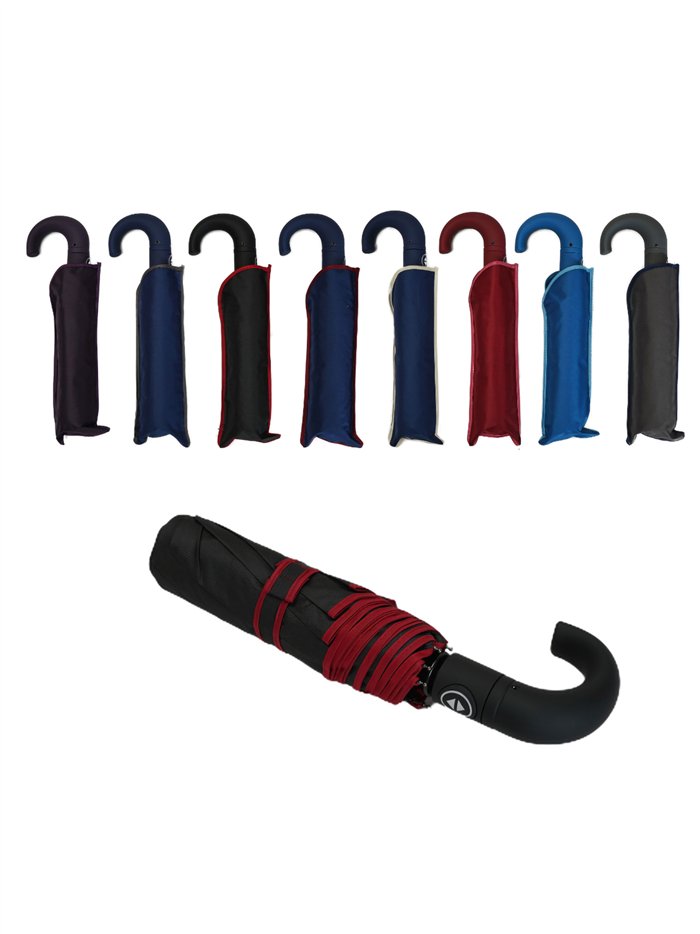 Paraguas plegable franja automático antiviento