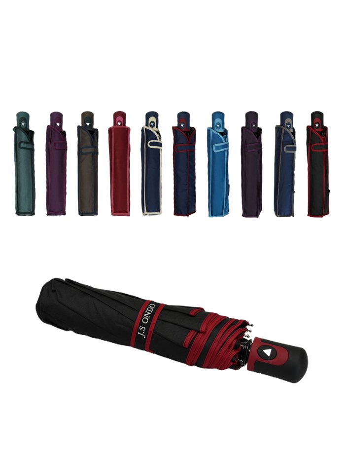 Paraguas plegable franja automático antiviento