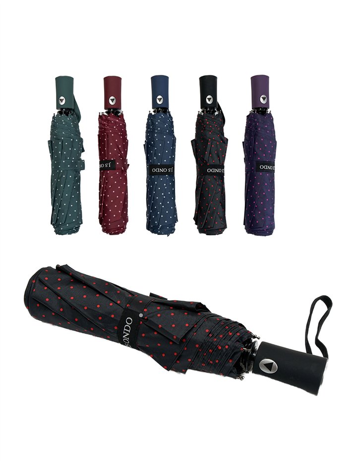 Paraguas plegable lunares automático antiviento