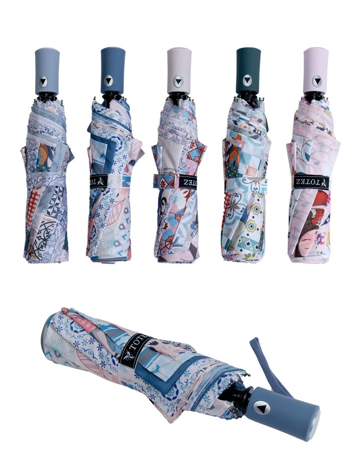 Paraguas plegable girl automático antiviento