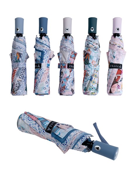 Paraguas plegable girl automático antiviento