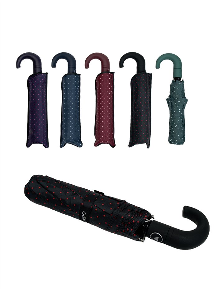 Paraguas plegable lunares automático antiviento