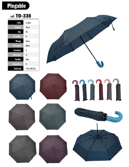 Hearts folding umbrella automatic windproof