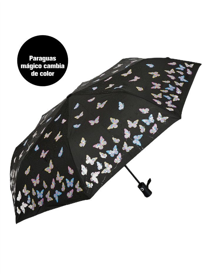 Colour Changing butterflies folding umbrella automatic windproof