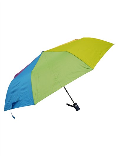 Paraguas plegable multicolor automático antiviento 2