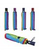 Paraguas plegable multicolor automático antiviento