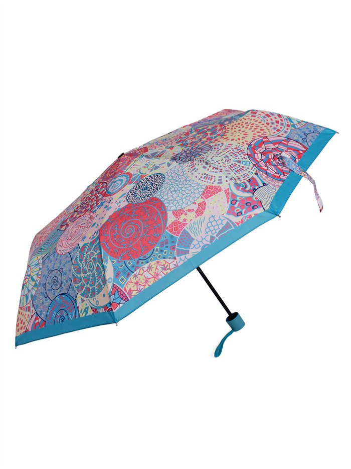 Paraguas plegable mandala no automático antiviento