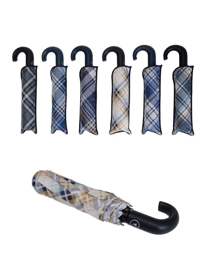 Paraguas plegable cuadros automático antiviento