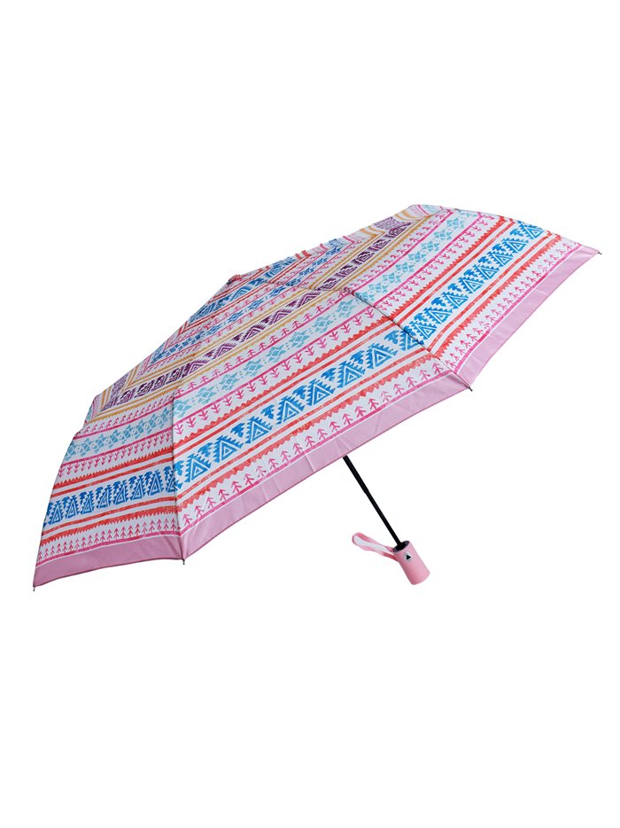 Paraguas plegable estampado automático antiviento