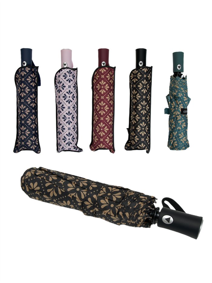 Paraguas plegable estampado automático antiviento