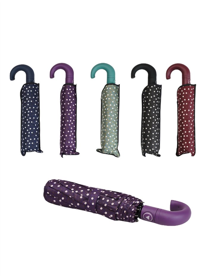 Paraguas plegable lunares automático antiviento