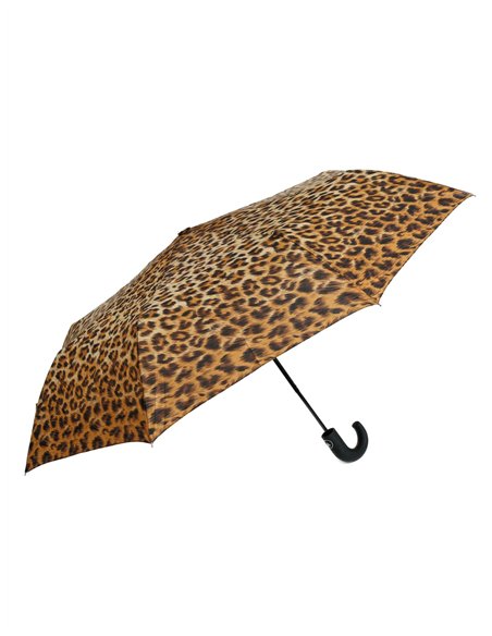 Paraguas plegable animal print automático antiviento