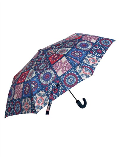 Paraguas plegable mandala automático antiviento 2