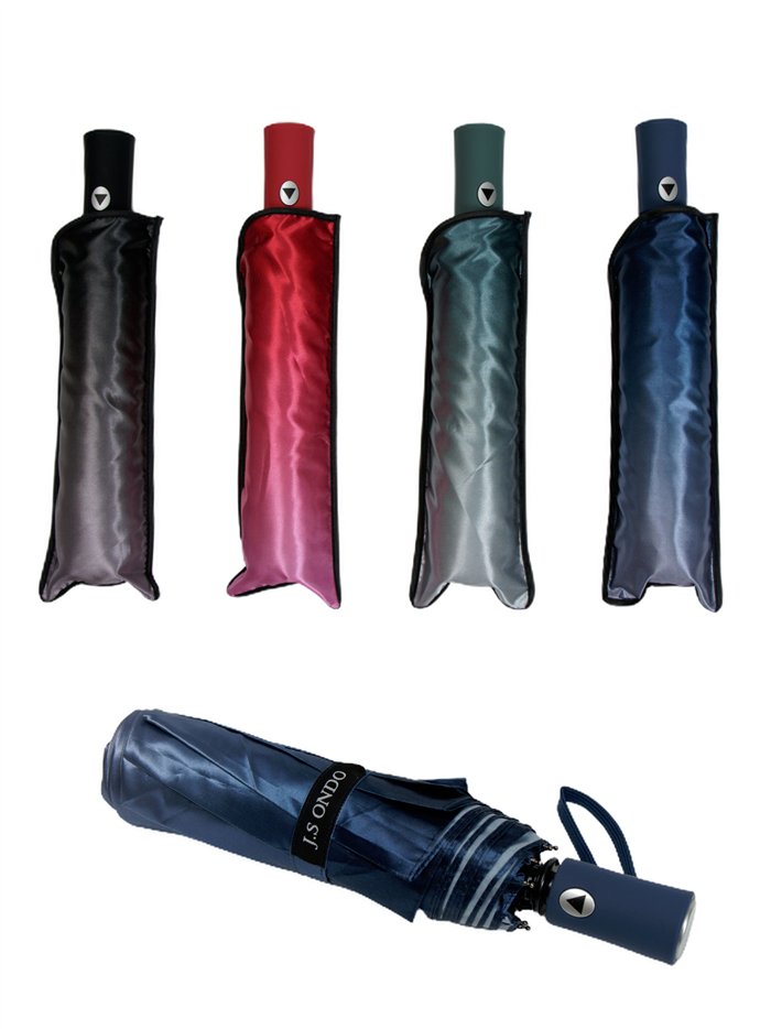 Paraguas plegable satinado automático antiviento