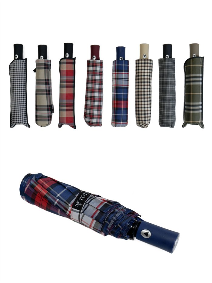 Paraguas plegable cuadros automático antiviento