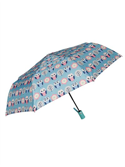 Paraguas plegable búho no automático antiviento 2