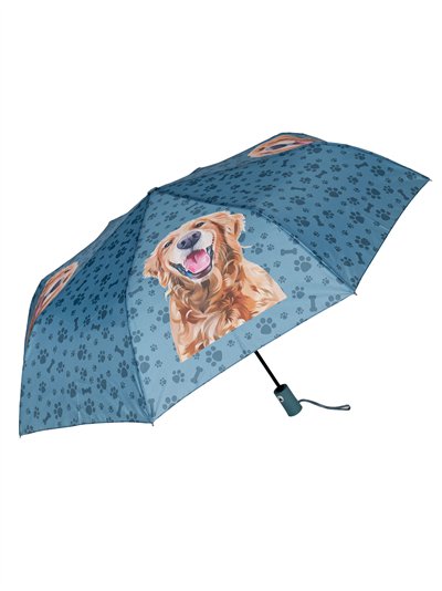 Paraguas plegable perritos automático antiviento 2