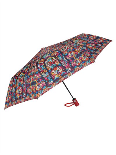 Paraguas plegable mandala automático antiviento 2