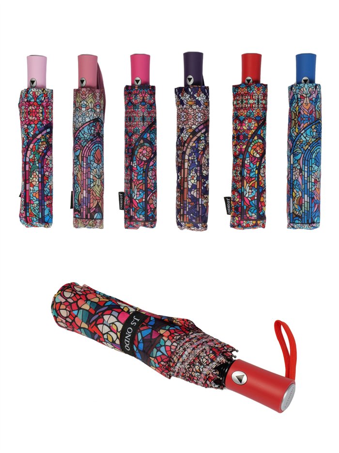 Paraguas plegable mandala automático antiviento