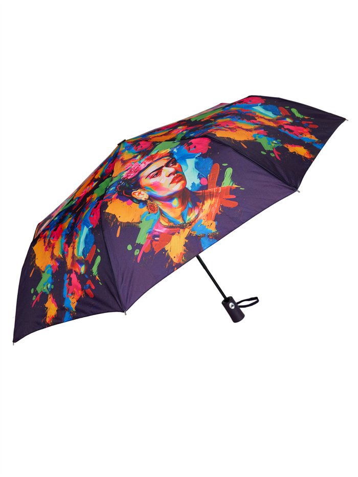 Paraguas plegable frida automático antiviento