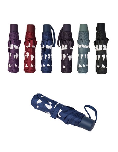 Paraguas plegable mariposas mágicas cambia de color no automático antiviento