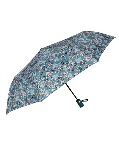 Paraguas plegable corazoncitos automático antiviento 2