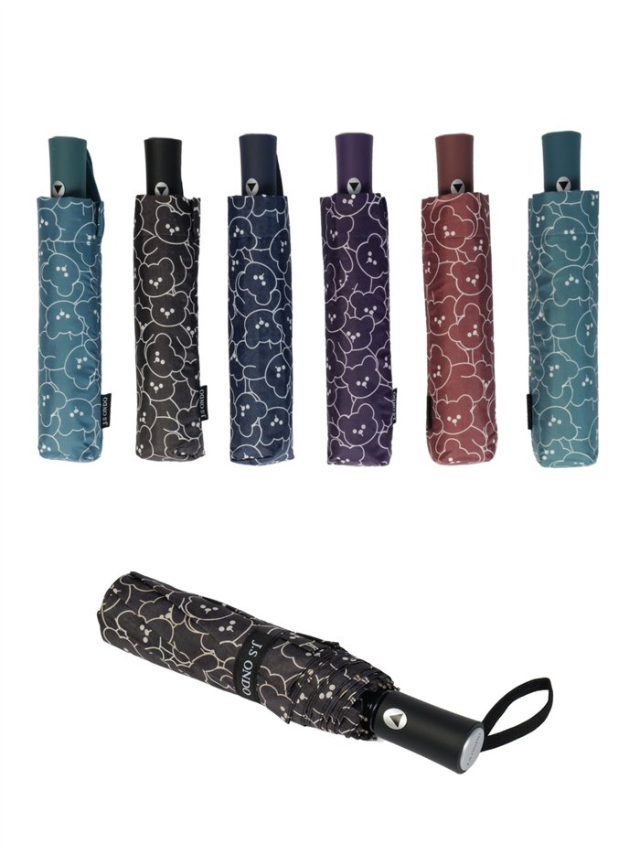 Paraguas plegable ositos automático antiviento