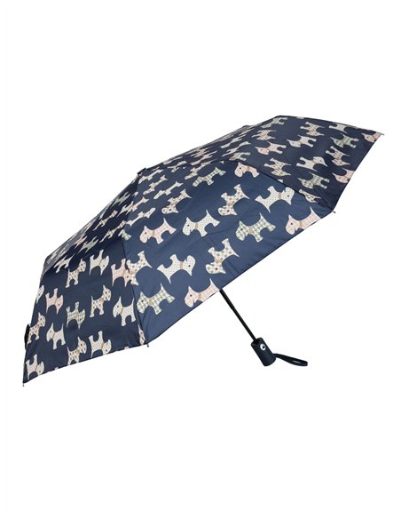 Paraguas plegable perritos automático antiviento