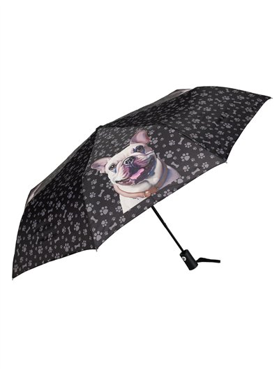 Paraguas plegable perritos automático antiviento 2