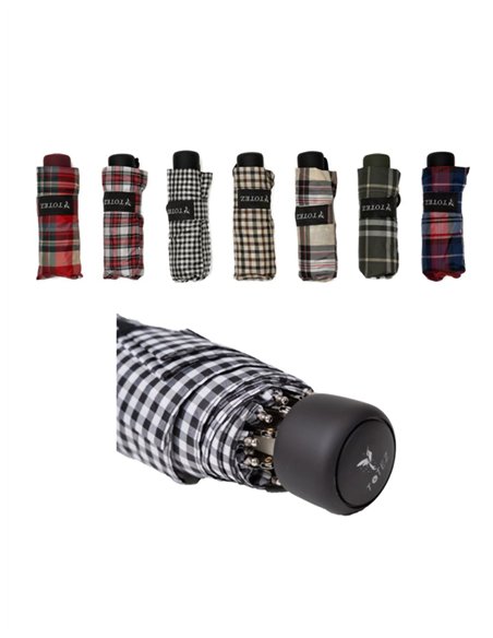 Mini paraguas plegable cuadros no automático antiviento