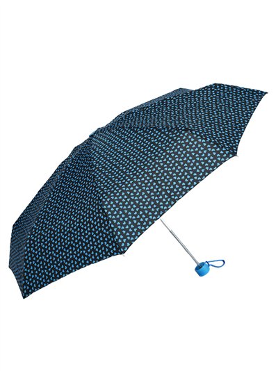 Mini paraguas plegable corazoncitos no automático antiviento 2