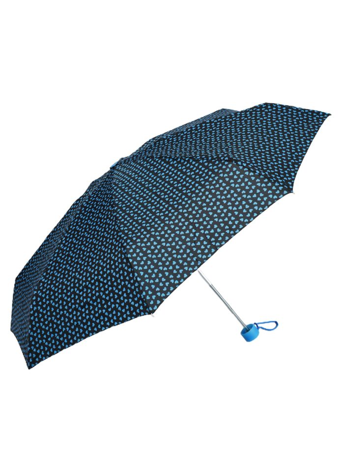 Mini paraguas plegable corazoncitos no automático antiviento