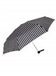 Mini paraguas plegable rayas no automático antiviento