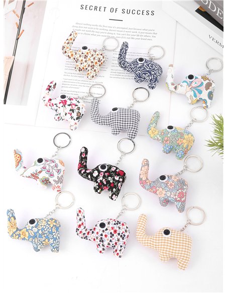 Llavero elefante colores surtidos