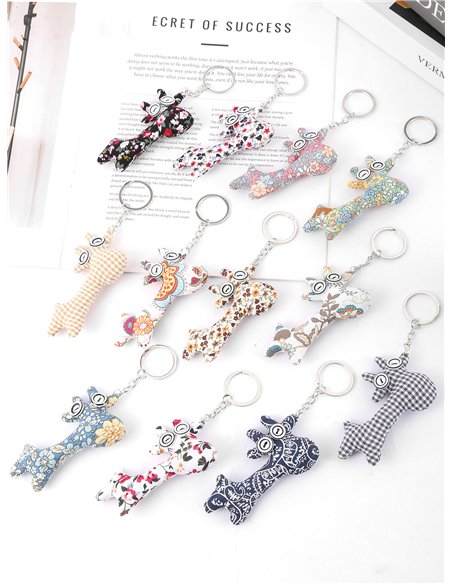 Llavero jirafa colores surtidos