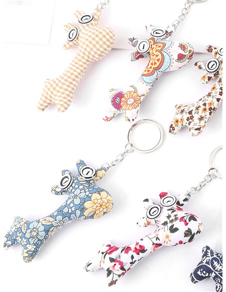 Llavero jirafa colores surtidos