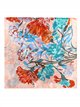 Floral print silk effect scarf 90 X 180 CM