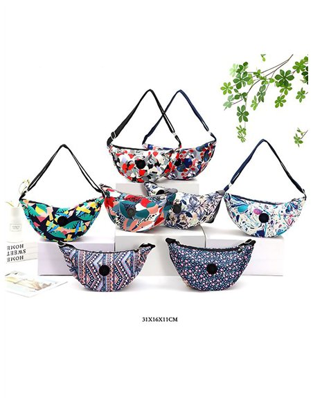 Bolso bandolera estampada