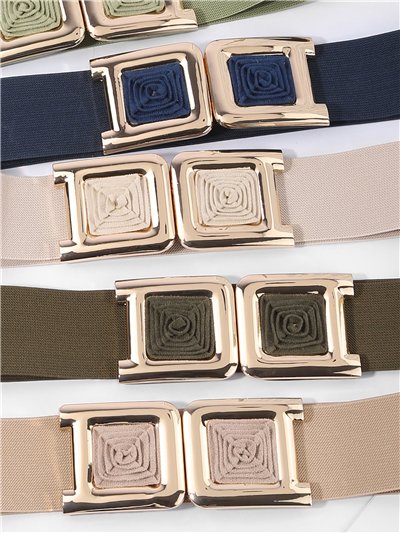 Cinturón elástico detalle metálico 2