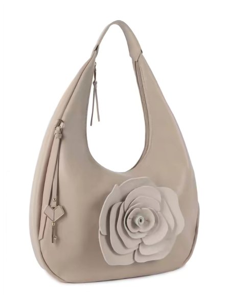 Bolso de hombro flor