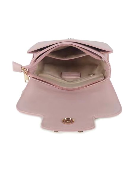 Mini bolso tote solapa flor