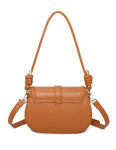 Mini bolso tote solapa hebilla